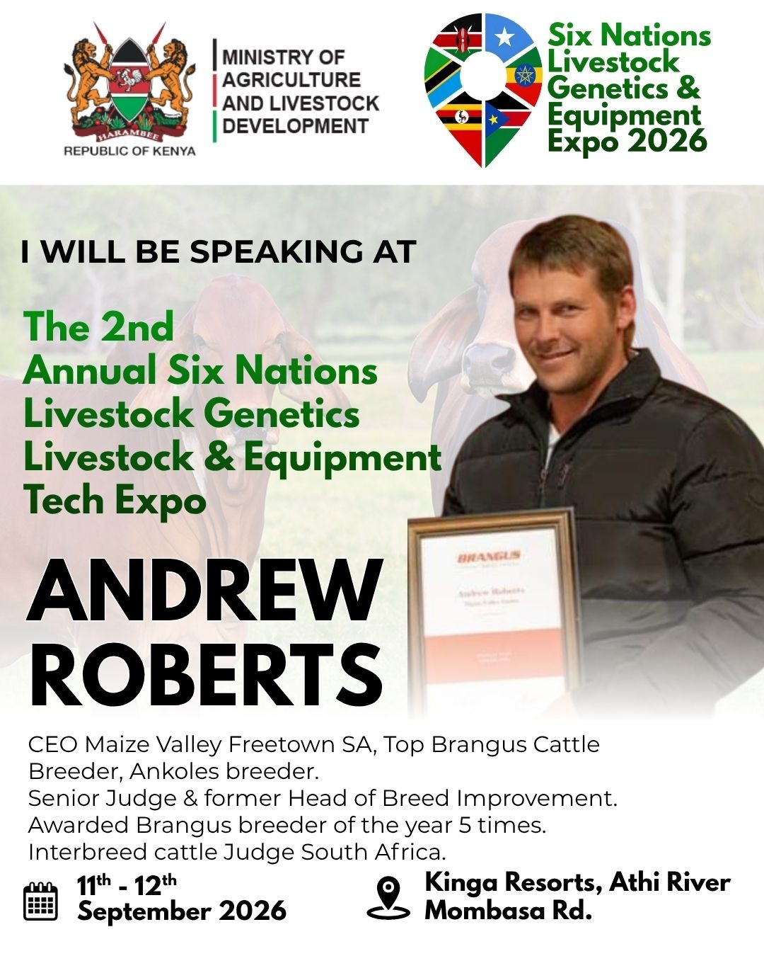Record R2.05 Million Savannah Breeder set for Six Nations Livestock Genetics Expo 11-12 th Sept
