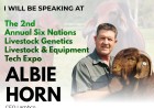 Top Global Breeder Set for Six Nations Livestock Expo 11-12th Sept. 