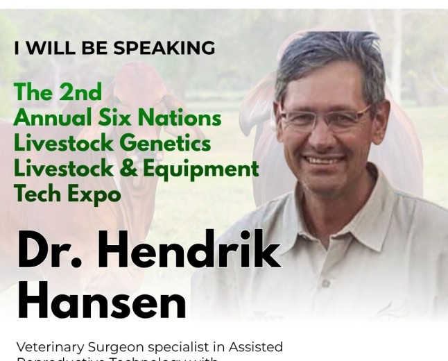 Dr Hendrik Hansen, Embryo Transfer Expert for Nairobi Livestock Expo