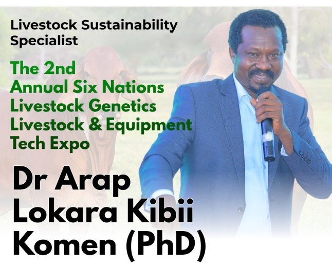 Economist & Sustainability Specialist Dr. Arap Kibii Komen lite up the Expo